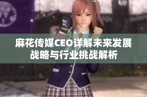 麻花传媒CEO详解未来发展战略与行业挑战解析