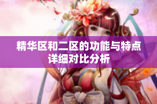 精华区和二区的功能与特点详细对比分析