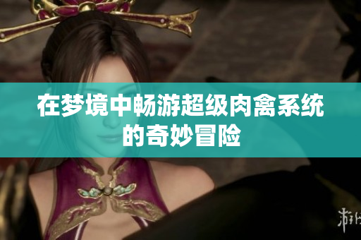在梦境中畅游超级肉禽系统的奇妙冒险