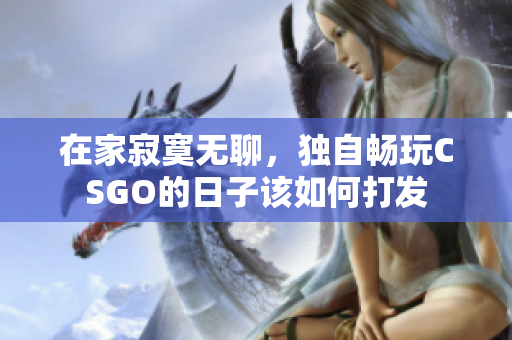 在家寂寞无聊，独自畅玩CSGO的日子该如何打发