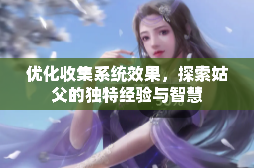 优化收集系统效果，探索姑父的独特经验与智慧