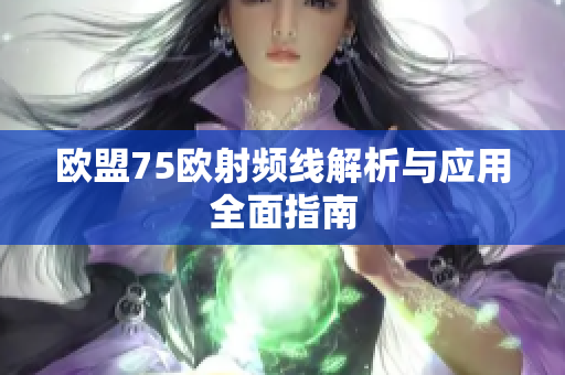 欧盟75欧射频线解析与应用全面指南