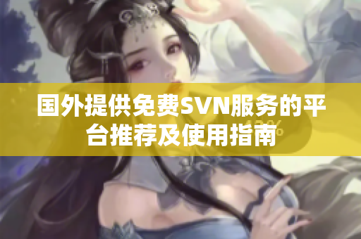 国外提供免费SVN服务的平台推荐及使用指南