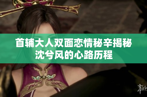 首辅大人双面恋情秘辛揭秘沈兮风的心路历程