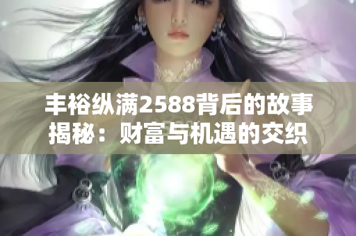 丰裕纵满2588背后的故事揭秘：财富与机遇的交织