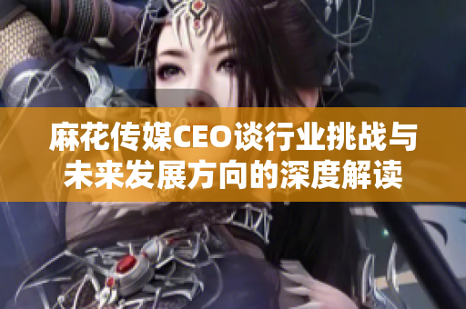 麻花传媒CEO谈行业挑战与未来发展方向的深度解读