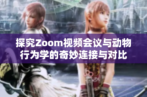 探究Zoom视频会议与动物行为学的奇妙连接与对比