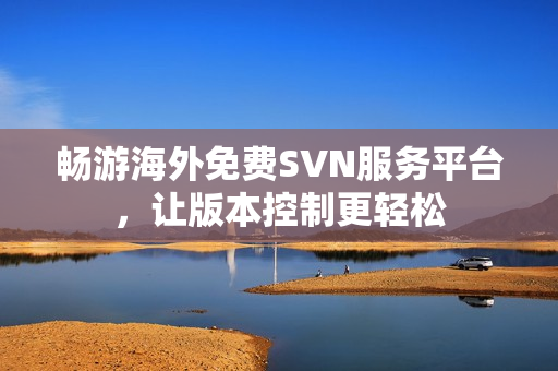 畅游海外免费SVN服务平台，让版本控制更轻松