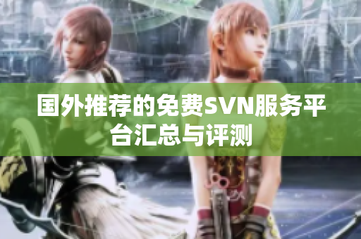 国外推荐的免费SVN服务平台汇总与评测