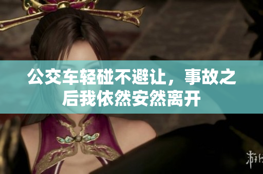 公交车轻碰不避让，事故之后我依然安然离开