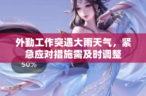 外勤工作突遇大雨天气，紧急应对措施需及时调整