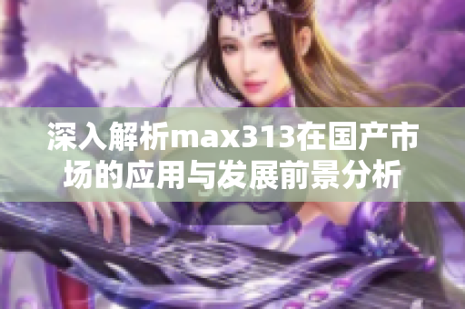 深入解析max313在国产市场的应用与发展前景分析