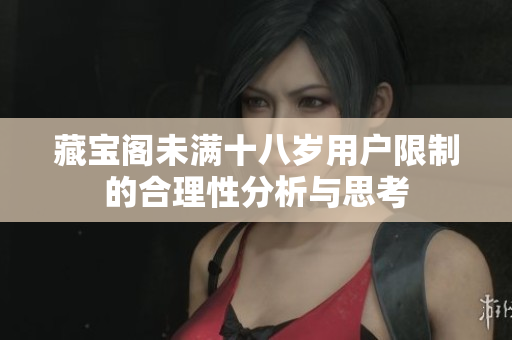 藏宝阁未满十八岁用户限制的合理性分析与思考