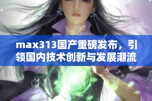 max313国产重磅发布，引领国内技术创新与发展潮流